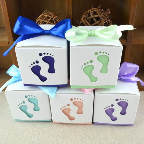 40# creative cute 10pcs baby shower footprint candy boxes favor holder ribbon birthday gift case party favor
40# creative cute 10pcs baby shower footprint candy boxes favor holder ribbon birthday gift case party favor