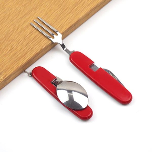 stainless steel spoon+fork+knife+ bottle opener 4 in 1 folding cutlery set multifunctional portable outdoor tableware set
stainless steel spoon+fork+knife+ bottle opener 4 in 1 folding cutlery set multifunctional portable outdoor tableware set
