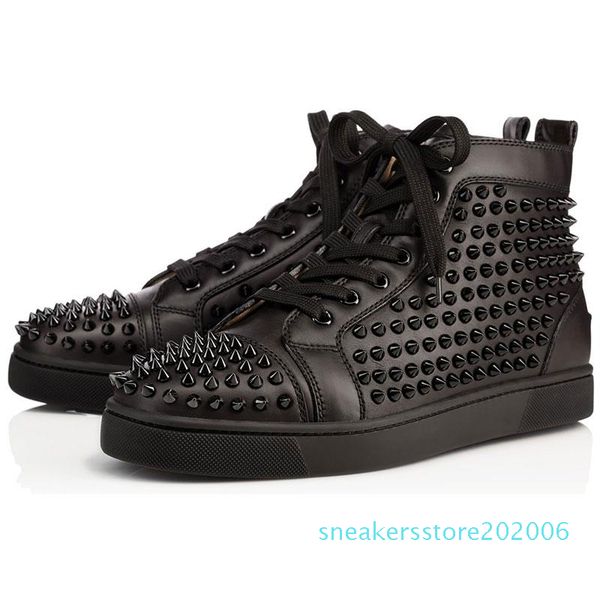 2019 designer shoes studded spikes flats shoes red bottoms shoes mens womens party lovers genuine leather sneakers size 36-46l11 s06, Black
2019 designer shoes studded spikes flats shoes red bottoms shoes mens womens party lovers genuine leather sneakers size 36-46l11 s06, Black