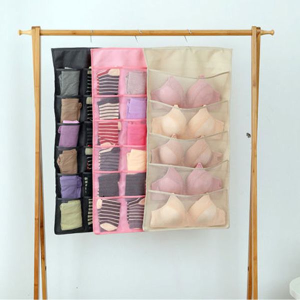 cloth underwear storage organizer hanging bag storage wall hanging bra socks bag wardrobe dormitory home organizer 
cloth underwear storage organizer hanging bag storage wall hanging bra socks bag wardrobe dormitory home organizer