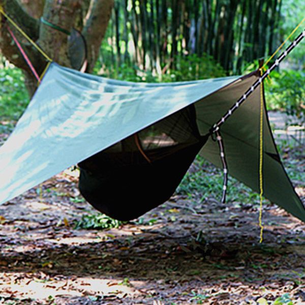 new waterproof canopies and hammock set outdoor camping portable sunshade swing bed kit in stock
new waterproof canopies and hammock set outdoor camping portable sunshade swing bed kit in stock