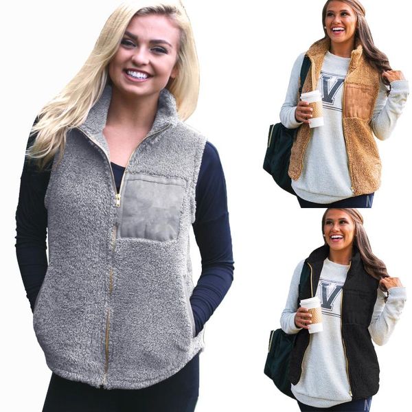 selling ladies autumn and winter warm plush coat vest women double velvet women fashion vest outerwear, Black;white
selling ladies autumn and winter warm plush coat vest women double velvet women fashion vest outerwear, Black;white