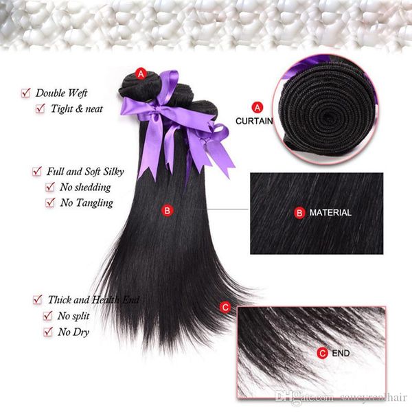elibess brand double drawn weft hair 100% human virgin hair extensions hair bundle natural color 100gram one piece & 5 piece lot, dhl, Black
elibess brand double drawn weft hair 100% human virgin hair extensions hair bundle natural color 100gram one piece & 5 piece lot, dhl, Black