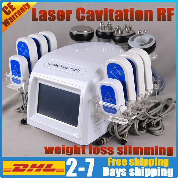 6in1 portable cavitation laser slimming machine lipolaser slimming radio frequency rf skin tightening face lift vacuum body shaping
6in1 portable cavitation laser slimming machine lipolaser slimming radio frequency rf skin tightening face lift vacuum body shaping