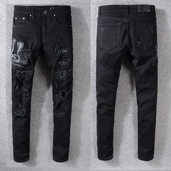 новое прибытие d2 высокое качество brand дизайнерские мужчины denim байкер джинсы вышивка брюки мода дырки брюки, Blue
новое прибытие d2 высокое качество brand дизайнерские мужчины denim байкер джинсы вышивка брюки мода дырки брюки, Blue