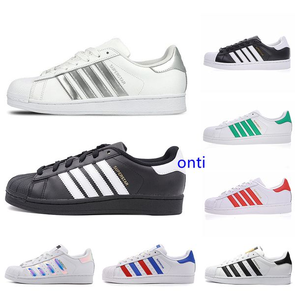 black super star white hologram iridescent junior superstars 80s sneakers pride womens mens trainers superstar casual shoes 36-44
black super star white hologram iridescent junior superstars 80s sneakers pride womens mens trainers superstar casual shoes 36-44