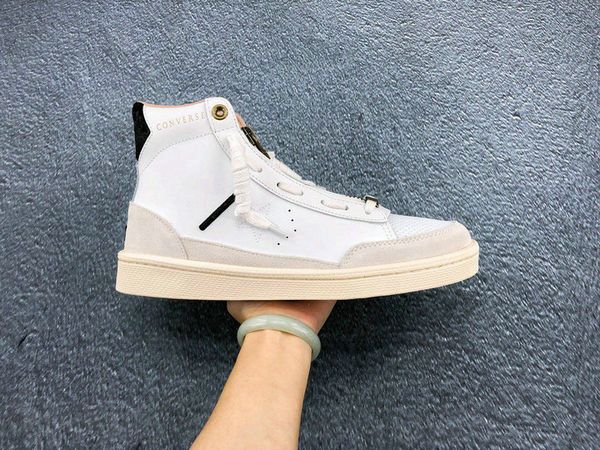 new converse x ibn jasper pro zipper white leather chuck taylor basketball casual shoes women mens skateboard designer sport sneaekers 35-44, Black
new converse x ibn jasper pro zipper white leather chuck taylor basketball casual shoes women mens skateboard designer sport sneaekers 35-44, Black