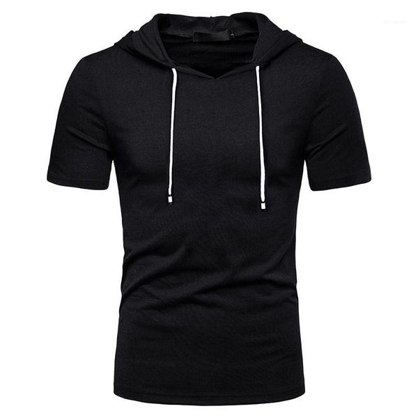 designer round neck mens short sleeve hooded pullover men casual tees mens tshirts fashion, White;black
designer round neck mens short sleeve hooded pullover men casual tees mens tshirts fashion, White;black