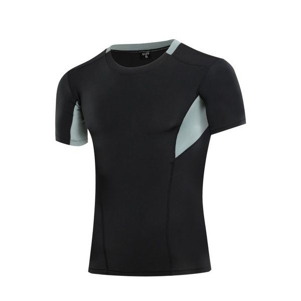 men quick dry sport running t male outdoor sports short sleeve compression sports tee shirt layer tight running t-shirts, Black;blue
men quick dry sport running t male outdoor sports short sleeve compression sports tee shirt layer tight running t-shirts, Black;blue