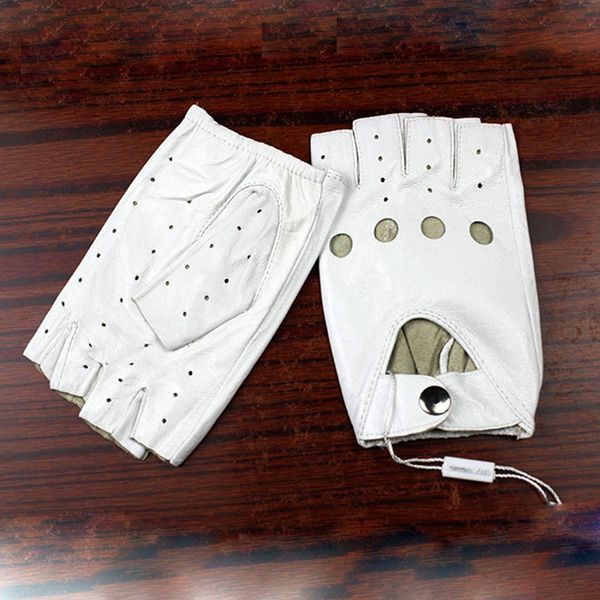 leather fingerless gloves women' short style hollow spring and summer riding sports car thin semi-finger sheepskin gloves, Blue;gray
leather fingerless gloves women' short style hollow spring and summer riding sports car thin semi-finger sheepskin gloves, Blue;gray