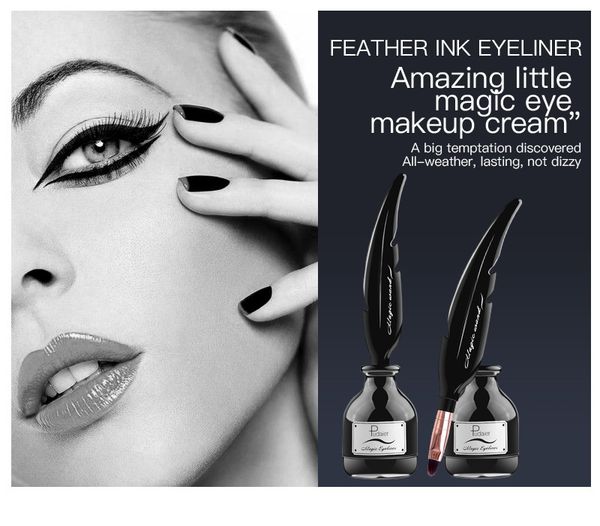 pudaier eyeliner black gel with feather shape brush tools long lasting waterproof liquid pigments cream eyes liner makeup
pudaier eyeliner black gel with feather shape brush tools long lasting waterproof liquid pigments cream eyes liner makeup