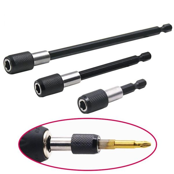 1/4 inch quick hex shank release magnetic electric screwdriver extension bit holder 60 100 150mm extension rod tools
1/4 inch quick hex shank release magnetic electric screwdriver extension bit holder 60 100 150mm extension rod tools
