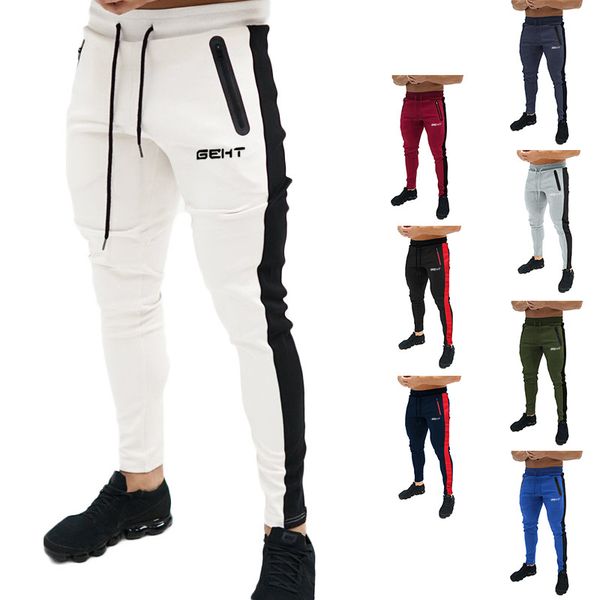 men's pants men sports running solid color soccer pant training sport elasticity jogging bodybuilding trousers, Black
men's pants men sports running solid color soccer pant training sport elasticity jogging bodybuilding trousers, Black