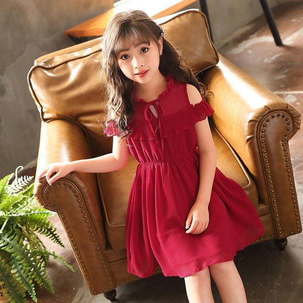 2020 new teenage girls princess dress baby girls clothing knee length dresses children girls elastic waist dress vestios x30 t200417, Red;yellow 
2020 new teenage girls princess dress baby girls clothing knee length dresses children girls elastic waist dress vestios x30 t200417, Red;yellow