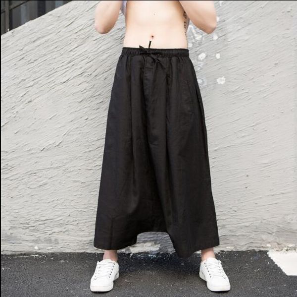 27-44 2018 men's clothing gd hair stylist catwalk costume fashion loose nepal low crotch harem pants plus size singer costumes, Black
27-44 2018 men's clothing gd hair stylist catwalk costume fashion loose nepal low crotch harem pants plus size singer costumes, Black