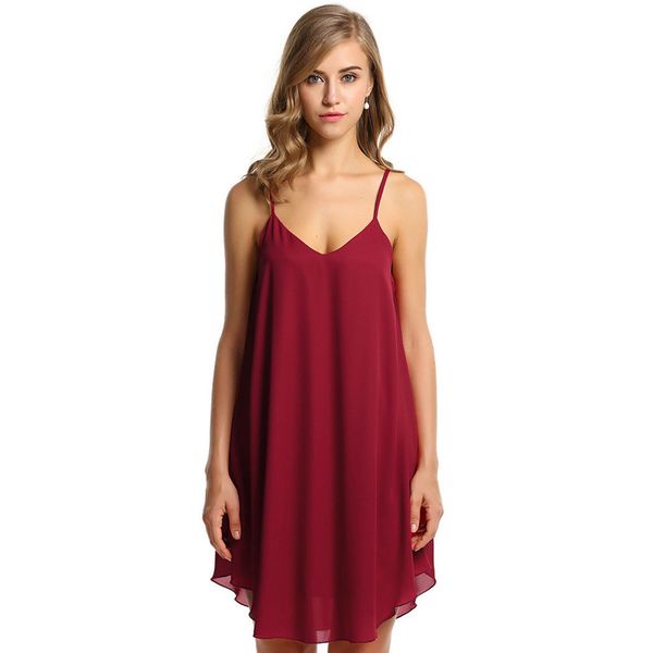 new fashion summer v-neck elegant party loose chiffon dress women casual short mini sought-after back cross dresses, Black;gray
new fashion summer v-neck elegant party loose chiffon dress women casual short mini sought-after back cross dresses, Black;gray