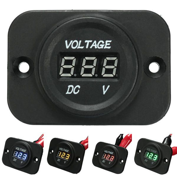 12v-24v водонепроницаемый led volt meterr вольтметр gauge автомобиля лодка marine мотоцикл - зеленый
12v-24v водонепроницаемый led volt meterr вольтметр gauge автомобиля лодка marine мотоцикл - зеленый