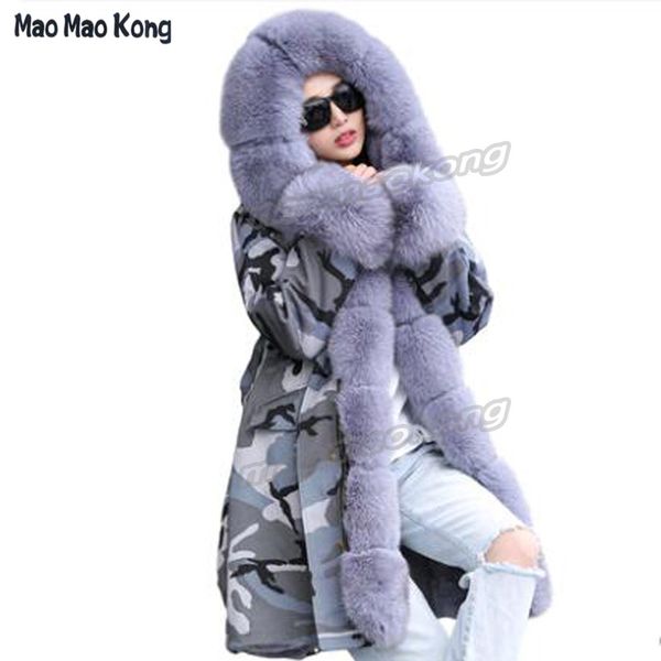 2017 fashion genuine fur winter parka 100% real fur parka long coat female trend collar women, Black
2017 fashion genuine fur winter parka 100% real fur parka long coat female trend collar women, Black