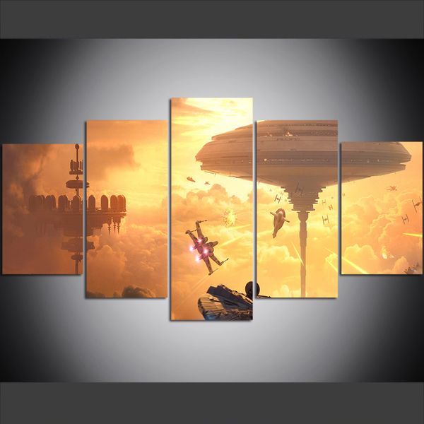 5 piece large size canvas wall art pictures creative airship battleship battlefront art print oil painting for living room
5 piece large size canvas wall art pictures creative airship battleship battlefront art print oil painting for living room