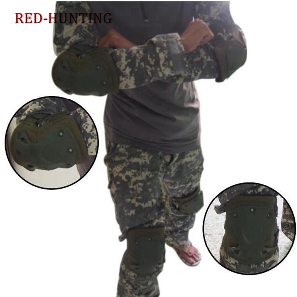 new 4pcs knee elbow protective pads tactical combat paintall skate outdoor sports safety guard gear equipment, Black;gray
new 4pcs knee elbow protective pads tactical combat paintall skate outdoor sports safety guard gear equipment, Black;gray