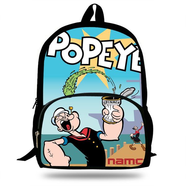 16-inch popular cartoon popeye bags children school bags backpack for kids girls backpacks for boys backpack
16-inch popular cartoon popeye bags children school bags backpack for kids girls backpacks for boys backpack