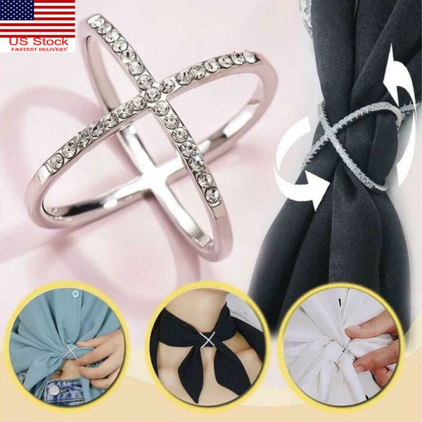 us elegant multifunctional scarf buckle ring scarf ring inlaid brooch rhinestone, Blue
us elegant multifunctional scarf buckle ring scarf ring inlaid brooch rhinestone, Blue