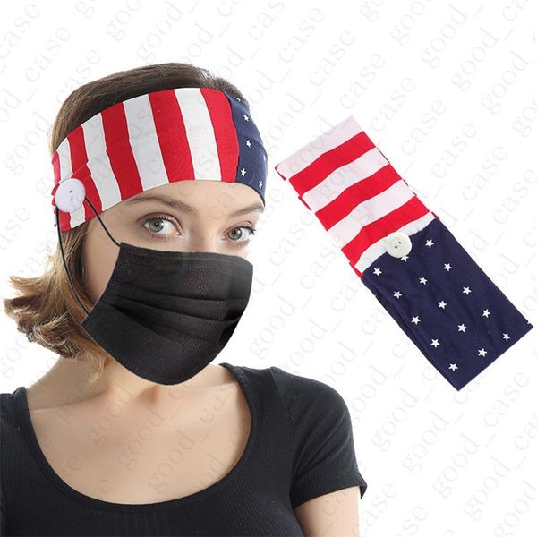 usa flag print headband with button for face mask covers elastic ear protection stretchy hairband sports gym yoda sweatband headwrap d52703, Slivery;white
usa flag print headband with button for face mask covers elastic ear protection stretchy hairband sports gym yoda sweatband headwrap d52703, Slivery;white