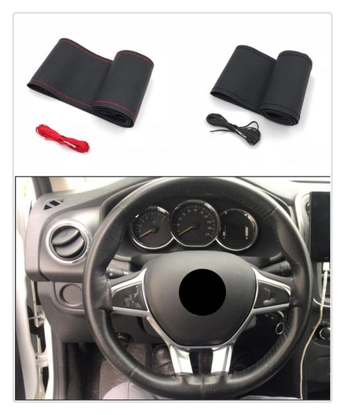 car interior steering wheel cover soft leather weave 37 cm / 38cm for initiale fluence alpine wind r-space
car interior steering wheel cover soft leather weave 37 cm / 38cm for initiale fluence alpine wind r-space