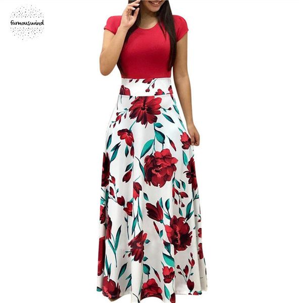 floral women long dress print bohemian beach maxi dress casual patchwork short sleeve party dresses designer clothes, Black;gray
floral women long dress print bohemian beach maxi dress casual patchwork short sleeve party dresses designer clothes, Black;gray