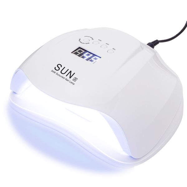 dcovor sun x 48/54w nail dryer uv led lamp lcd display 36 leds dryer lamp for curing gel polish auto sensing nail manicure tool
dcovor sun x 48/54w nail dryer uv led lamp lcd display 36 leds dryer lamp for curing gel polish auto sensing nail manicure tool