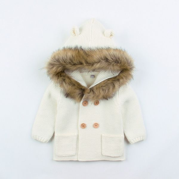 new 0-24m newborn baby girl sweater clothes child fashion winter hooded fur collar sweater jacket cardigan infant girl clothes, Blue
new 0-24m newborn baby girl sweater clothes child fashion winter hooded fur collar sweater jacket cardigan infant girl clothes, Blue