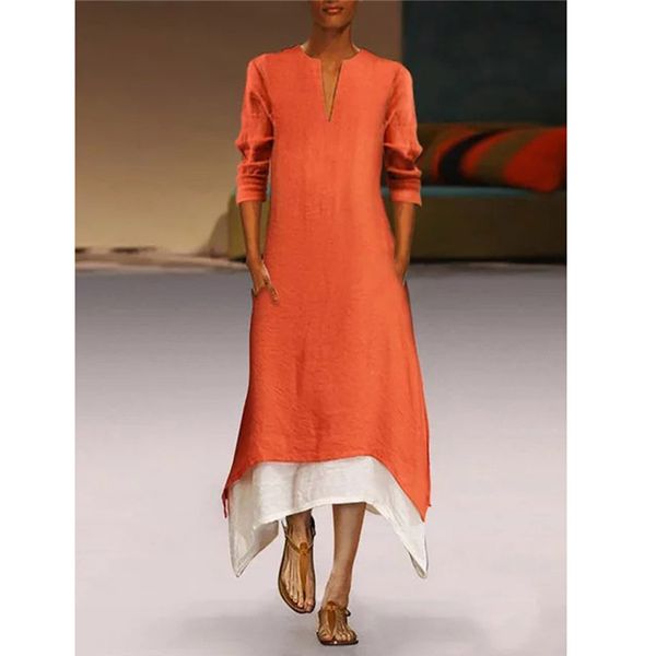 jaycosin spring dress women casual loose long sleeveless women fashion cotton v neck a-lin maxi dress new fashion female40, Black;gray
jaycosin spring dress women casual loose long sleeveless women fashion cotton v neck a-lin maxi dress new fashion female40, Black;gray
