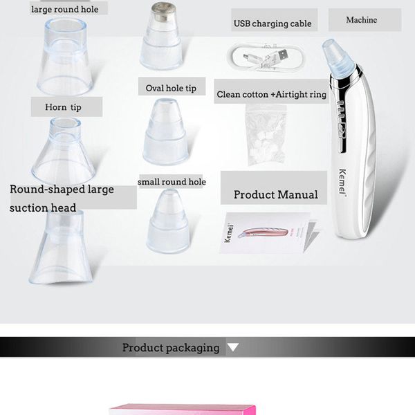 kemei electric acne remover point miglior rifinitore per naso da donna tool eu plug km-1868 ataef
kemei electric acne remover point miglior rifinitore per naso da donna tool eu plug km-1868 ataef
