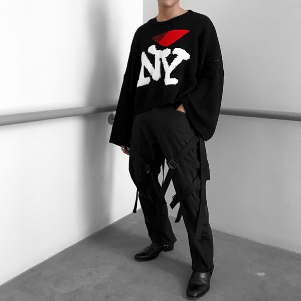 2018 new kintted oversized men's sweater casual street fashion pockets warm men women couple outwear 200623, Black;brown
2018 new kintted oversized men's sweater casual street fashion pockets warm men women couple outwear 200623, Black;brown