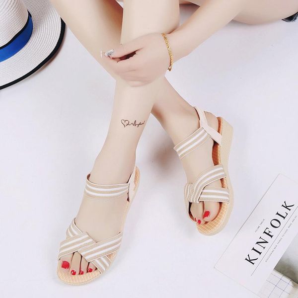 summer new arrive women's sandals flat shoes striped bohemia leisure lady comfort sandals peep-toe casual female outdoor shoes, Black
summer new arrive women's sandals flat shoes striped bohemia leisure lady comfort sandals peep-toe casual female outdoor shoes, Black