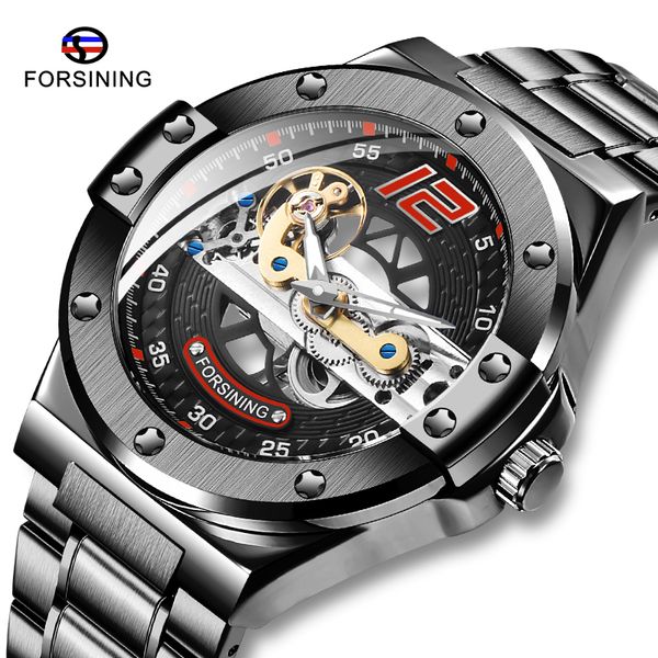 forsining 2019 new mens skeleton automatic mechanical watch transparent self-wind wristwatch luminous hands fashion sport watch, Slivery;brown
forsining 2019 new mens skeleton automatic mechanical watch transparent self-wind wristwatch luminous hands fashion sport watch, Slivery;brown