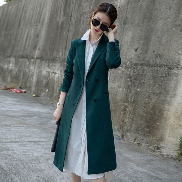 2019 fashion high end long trench coats women spring autumn new korean fashion suit collar long blazers coat female outwear n753, Tan;black
2019 fashion high end long trench coats women spring autumn new korean fashion suit collar long blazers coat female outwear n753, Tan;black