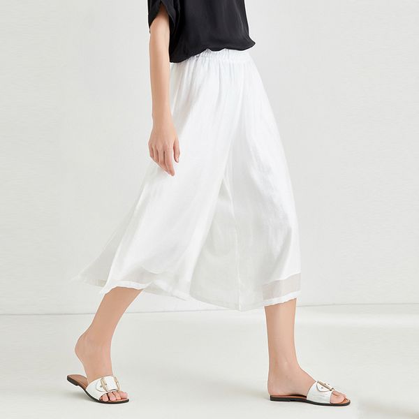 women's pants & capris chiffon wide leg calf length summer women casual loose elastic waist white 4xl, Black;white
women's pants & capris chiffon wide leg calf length summer women casual loose elastic waist white 4xl, Black;white