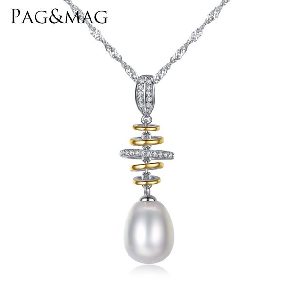 pag&mag 100% natural pearl pendant necklace fashion style natural freshwater pearl silver jewelry necklace pendant gift box
pag&mag 100% natural pearl pendant necklace fashion style natural freshwater pearl silver jewelry necklace pendant gift box
