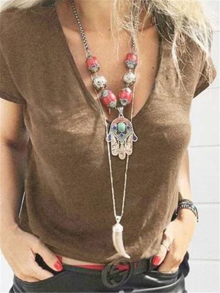 лето женщины дизайнер короткие tshirt soild цвет deep vneck причинная топы мода тонкий simplicity женская одежда, White
лето женщины дизайнер короткие tshirt soild цвет deep vneck причинная топы мода тонкий simplicity женская одежда, White