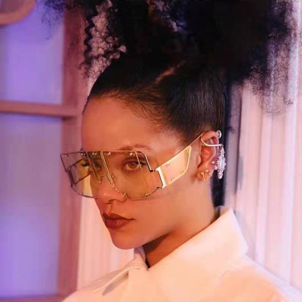 2020 oversized rimless sunglasses punk metal women vintage luxury fashion onepiece men sunglasses gafas glasses uv400 new high quality, White;black
2020 oversized rimless sunglasses punk metal women vintage luxury fashion onepiece men sunglasses gafas glasses uv400 new high quality, White;black