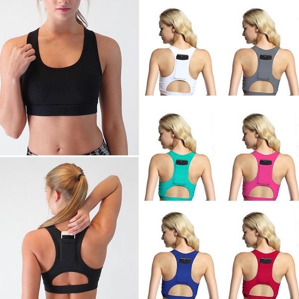 back pocket shockproof sports bra women running yoga bras full cup fitness bras gym sport crop underwear, White;black
back pocket shockproof sports bra women running yoga bras full cup fitness bras gym sport crop underwear, White;black