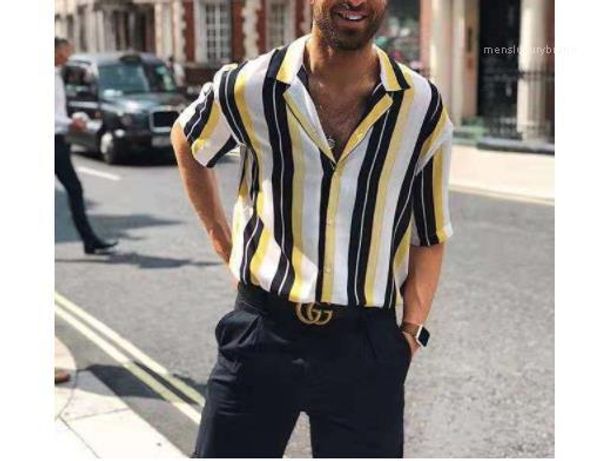 designer shirts casual loose button short sleeved lapel neck shirts fashion mens shirts summer striped mens, White;black
designer shirts casual loose button short sleeved lapel neck shirts fashion mens shirts summer striped mens, White;black