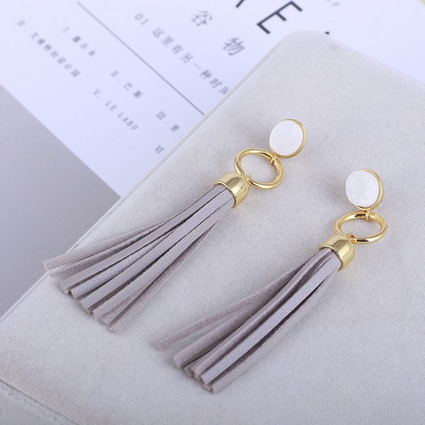 fashion-charm earring with nature stone and leather tassel in 7.3cm length women wedding jewelry gift ps6793, Silver
fashion-charm earring with nature stone and leather tassel in 7.3cm length women wedding jewelry gift ps6793, Silver