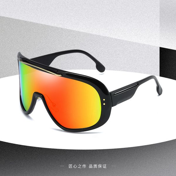 cross-border new large frame integrated lens sports protection function sunglasses fashion riding windproof and dustproof, White;black
cross-border new large frame integrated lens sports protection function sunglasses fashion riding windproof and dustproof, White;black