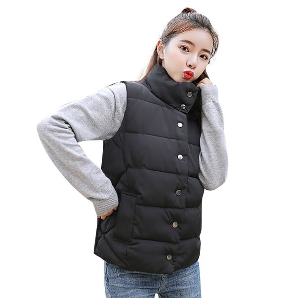 winter women coat fashion sleeveless hooded cotton-padded print coats female solid color button outerwear chaqueta mujer, Black;white
winter women coat fashion sleeveless hooded cotton-padded print coats female solid color button outerwear chaqueta mujer, Black;white