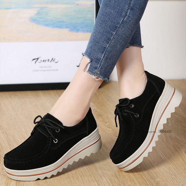 women shoes 2020 platform shoes women flats plus size creepers spring summer slip-on loafers krasovki sneakers, Black
women shoes 2020 platform shoes women flats plus size creepers spring summer slip-on loafers krasovki sneakers, Black