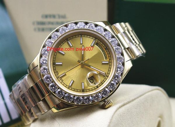 factory maker wristwatches day-date 41mm president yellow gold golden dial bigger diamond automatic mens men's watch watches, Slivery;brown
factory maker wristwatches day-date 41mm president yellow gold golden dial bigger diamond automatic mens men's watch watches, Slivery;brown