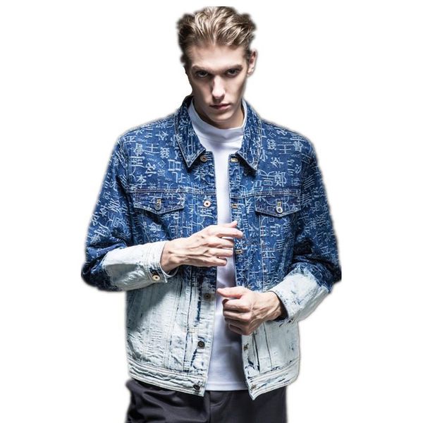 denim jacket slim rushed standard no single breasted pockets fall new men 's jacquard gradual autumn size m-3xl, Black;brown
denim jacket slim rushed standard no single breasted pockets fall new men 's jacquard gradual autumn size m-3xl, Black;brown
