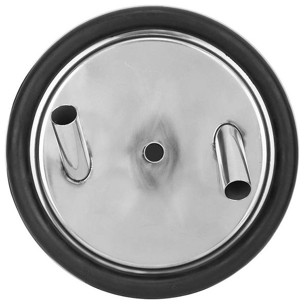 stainless steel milk can lid with three open inlets and gaskets for milking machine beef and sheep milking accessories 
stainless steel milk can lid with three open inlets and gaskets for milking machine beef and sheep milking accessories